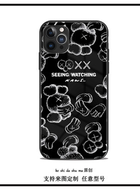 潮牌iPhone12手机壳芝麻街11promax情侣7/8plus全包苹果xs适用xr