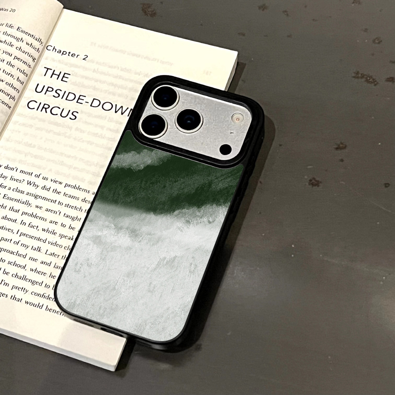 新中式国风晕染玻璃手机壳