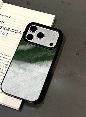 新中式国风晕染适用于IPhome17promax手机壳玻璃17Air个性16pro男女情侣款15全包14/13高级感华为p80/mate70