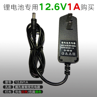 12V锂电池充电器童车适配器