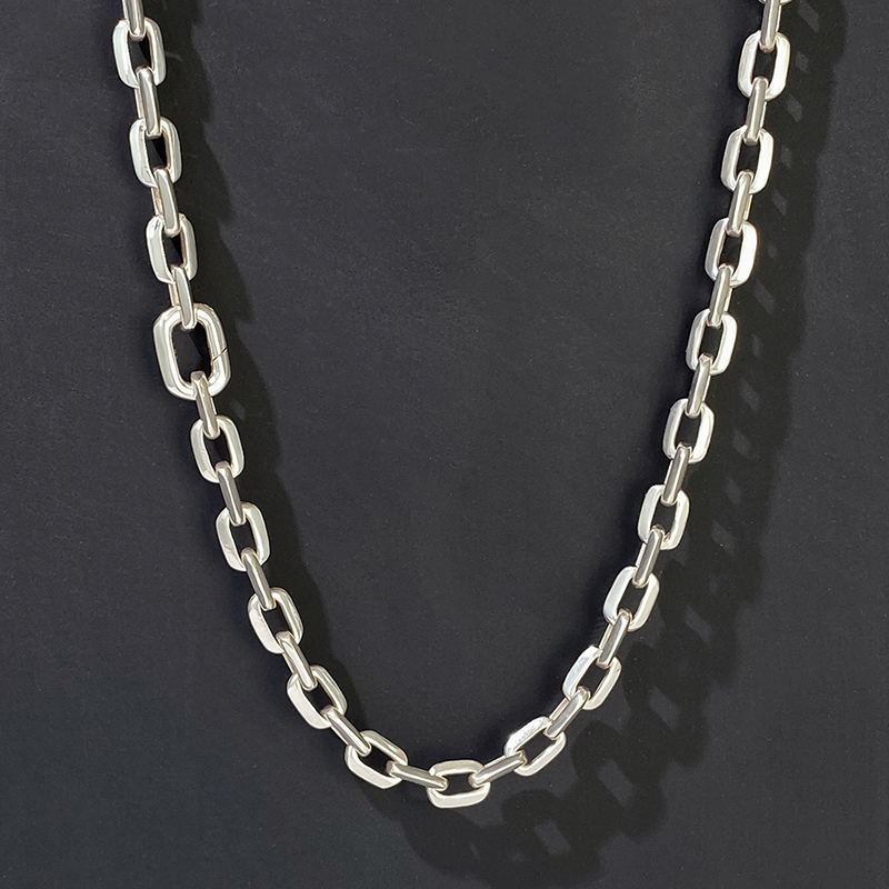 925银斯巴达男项链简约欧美