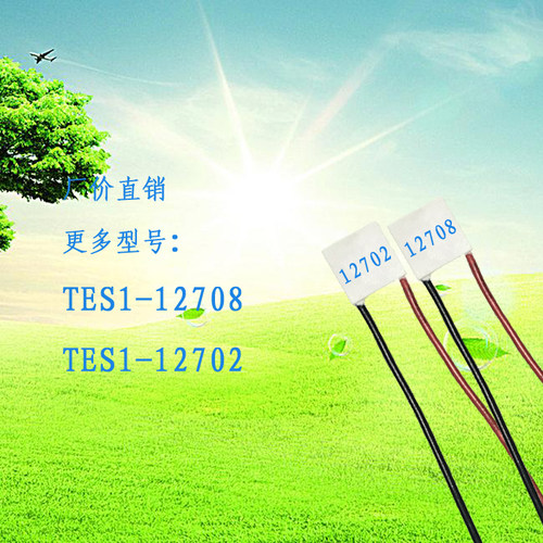 20*20mm直流12V帕尔贴制冷片15V0.8ATES1-12708 15V2A TES1-12702