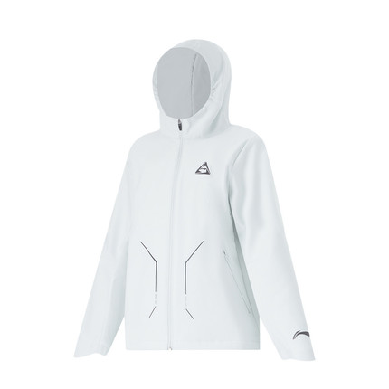 李宁综合体能系列男大童连帽防风透湿运动风衣YFDU051-B品