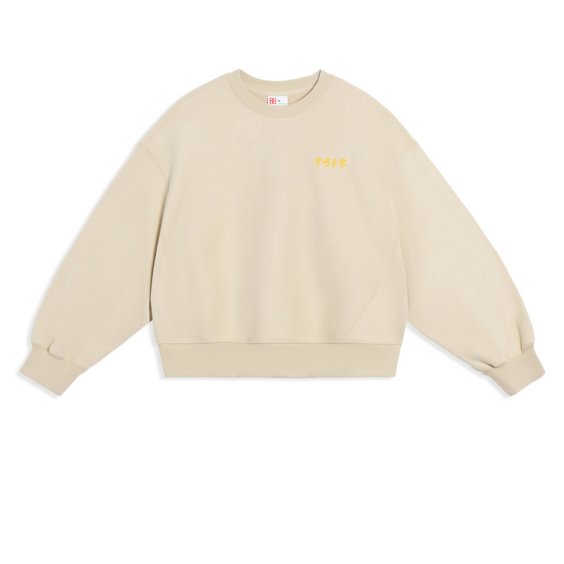 李宁卫衣女春运动时尚系列舒适宽松休闲套头无帽卫衣AWDT266-B品