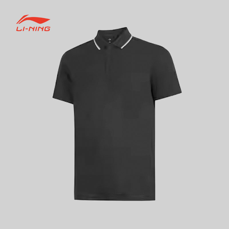 李宁健身系列透气速干运动短袖T恤休闲舒适休闲服上衣APLT079-B品