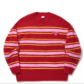 中国李宁MEDM联名日进斗金毛衣男女加绒保暖宽松编织衫 AMBV297