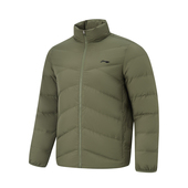 李宁羽绒服冬季 B品 健身系列休闲常规防风保暖外套夹克AYMU563