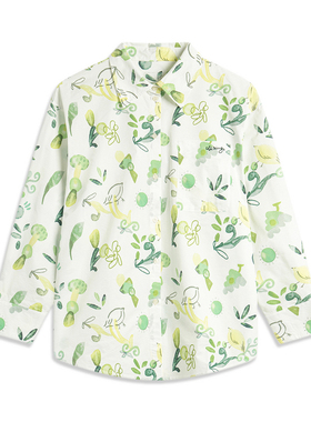 李宁女款夏运动生活系列时尚透气百搭宽松休闲衬衫ASHU090-B品