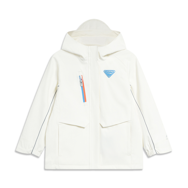 李宁童装小童多合一休闲开衫卫衣舒适时尚连帽风衣YWBT030-B品