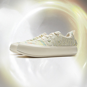 李宁正品 泡芙Platform女子潮流舒适低帮耐磨运动休闲板鞋 AZGV044