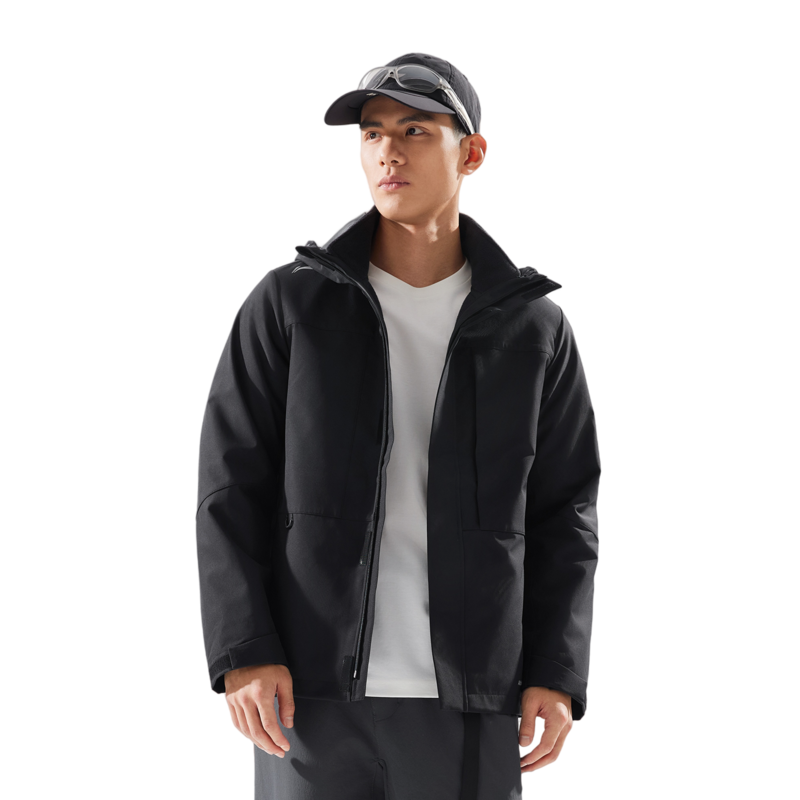 李宁男士冬款三合一抓绒外套户外运动休闲系列连帽开衫AWBU039,运动服/休闲服装,运动风衣,淘宝优惠券,粉丝福利购,淘宝优惠卷