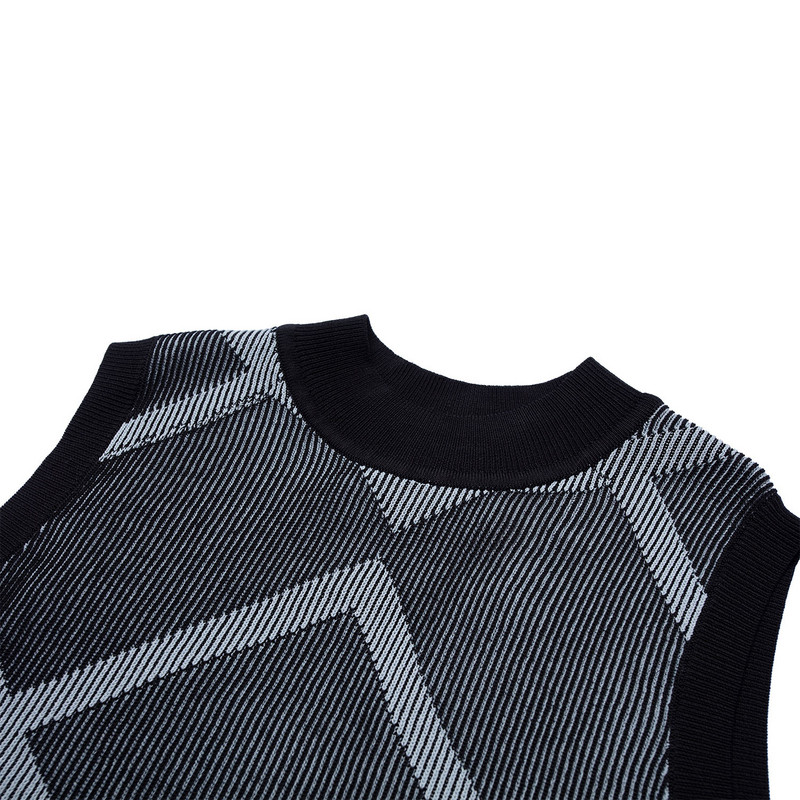 중국 LI NING 여성 봄 가을 민소매 조끼 캐주얼 편안하고 세련되고 다양한 스포츠 니트 셔츠 AMVS016