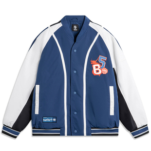 李宁反伍BADFIVE篮球系列男子棉夹克防风保暖运动外套AJMU049 B品