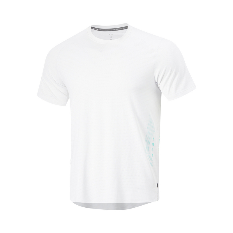 李宁短袖夏季男专业篮球系列舒适透气简约常规短袖T恤ATSU407-B品