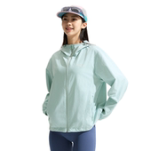 李宁女子综合训练连帽防风舒适连帽运动休闲风衣外套AFDV448