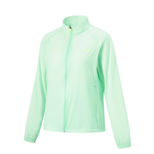 LI-NING/李宁女子外套跑步运动速干透气运动风衣夹克AJDU228-B品