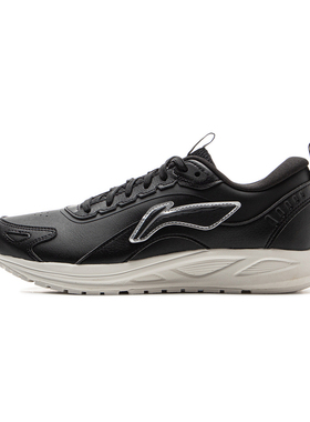 李宁休闲鞋2024秋季女子潮流时尚百搭透气防滑运动鞋AGLU314-B品