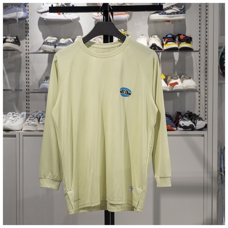 LI-NING/李宁男反伍篮球速干透气休闲宽松运动长袖T恤ATLU021-B品