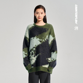 舒适套头宽松无帽编织衫 运动生活时尚 AMBS189 男女秋季 李宁编织衫