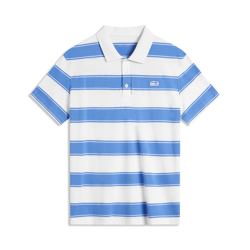 李宁短袖男款夏运动时尚系列舒适透气常规短袖POLO衫APLU083-B品