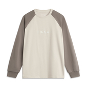 T恤女秋时尚 系列舒适宽松透气百搭长袖 文化衫 李宁长袖 AHSU732 B品