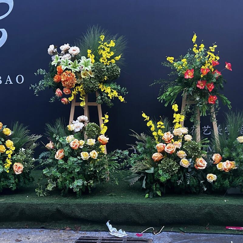 订婚成品真花 结婚现场成品真花 生日派对成品真花