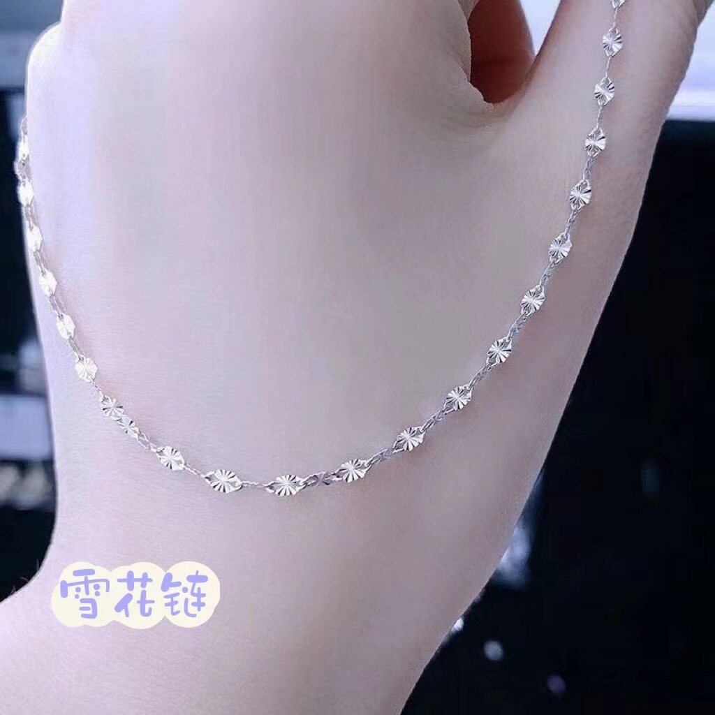 足银9999纯银项链女款202银饰项链