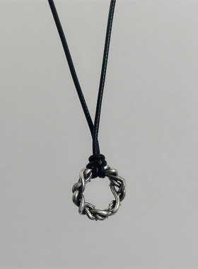 复古荆棘枯藤项链男2024秋冬款