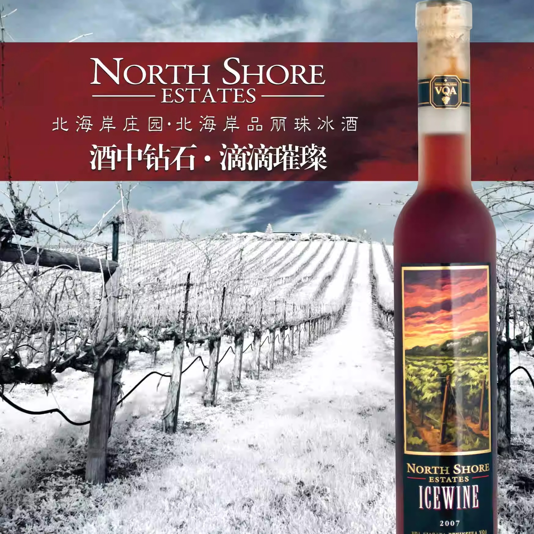 加拿大冰酒 VQA 北海岸庄园 品丽珠 冰酒 ICEWINE 居家日用 家居智能设备 原图主图