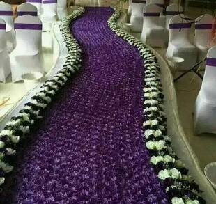 仿真花玫瑰花排拱门排花罗马仪式 饰路引花婚庆道具绢花 亭花T台装