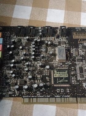 创新，拆机老声卡 PCI SB0060 大晶振 彩口 80元 小晶振 50元