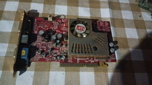 迪兰恒进 雷姬杀手 Ati 9550 128m agp 拆机老显卡