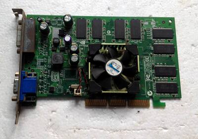 拆机 QUADRO FX500 128M 128BIT AGP VGA DVI 使用正常