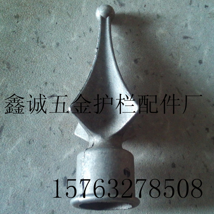 铸铝枪尖锌钢护栏配件 阳台栏杆配件规格齐全