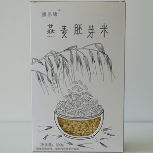播乐康燕麦胚芽米500g内蒙古高原武川去皮脱壳裸燕麦塞外杂粮主粮