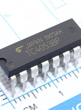 全新原装 TC4053BP 直插DIP-16 三组2路模拟开关芯片IC集成块电路