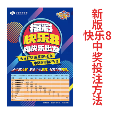 快乐8复式投注快8奖级表快乐8奖金设置结构表快乐8开奖公告贴画