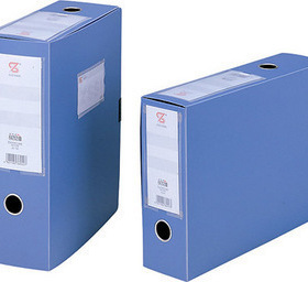 钊盛ZS-100 5寸档案盒 背宽10cm 加厚档案盒超大号 现货蓝色