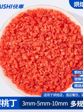 樱桃丁烘焙专用饼干面包烘焙材料碎丁辅料商用蛋糕牛轧糖麦片原料