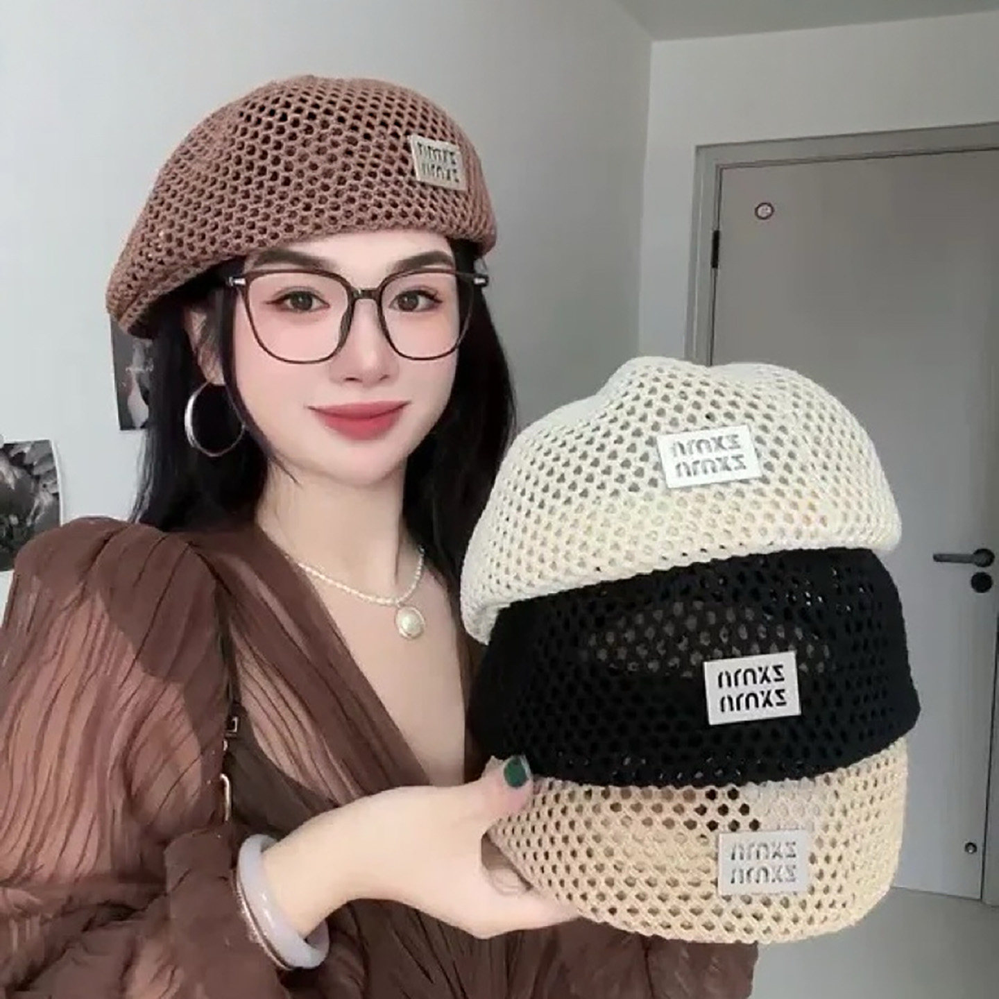 透气前进帽一帽三戴鸭舌帽显脸小
