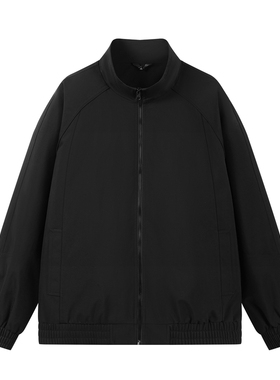 MAYBEYOND防水立领纯色百搭冲锋衣秋季夹克国潮美式夹克连帽