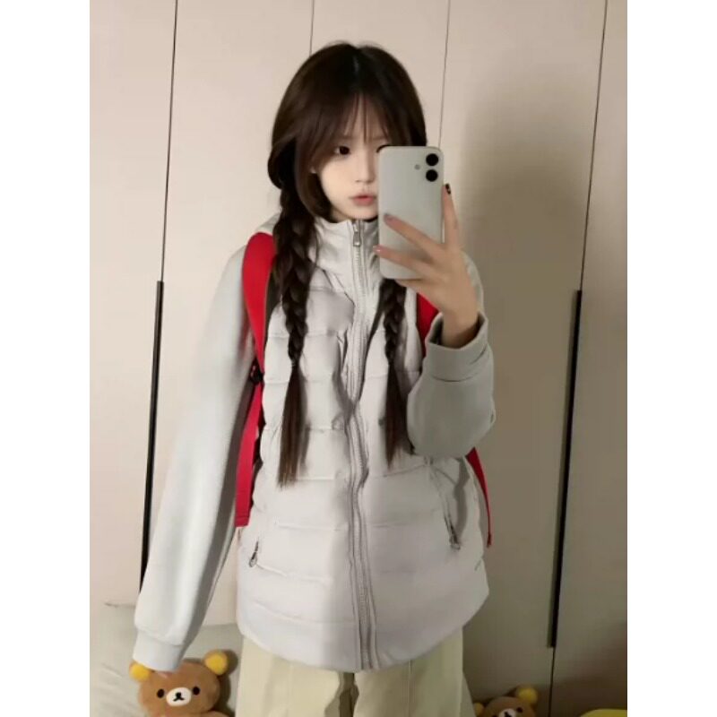2026冬季轻薄连帽短款显瘦棉服