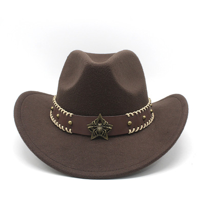 美国西部牛仔帽狂野民族风礼帽