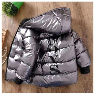男童棉服冬装外套2025新款中长款洋气加厚羽绒棉衣儿童棉袄中小童