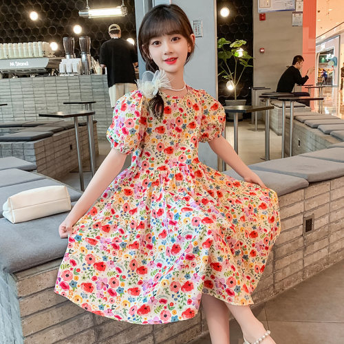 甜美法式夏连衣裙女童时尚公主裙