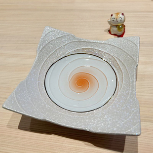 善渊 日式陶瓷正方盘四角皿炸物色拉盘日料烧鸟火锅酒馆餐厅餐具