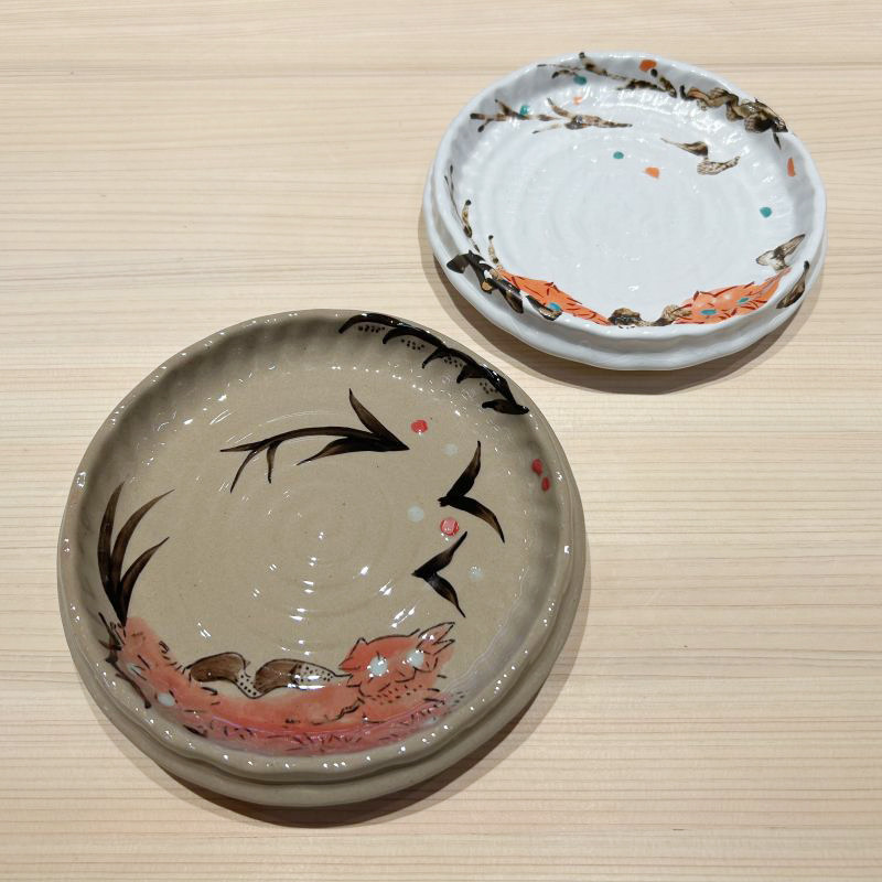 善渊陶瓷圆形日式日本料理餐具