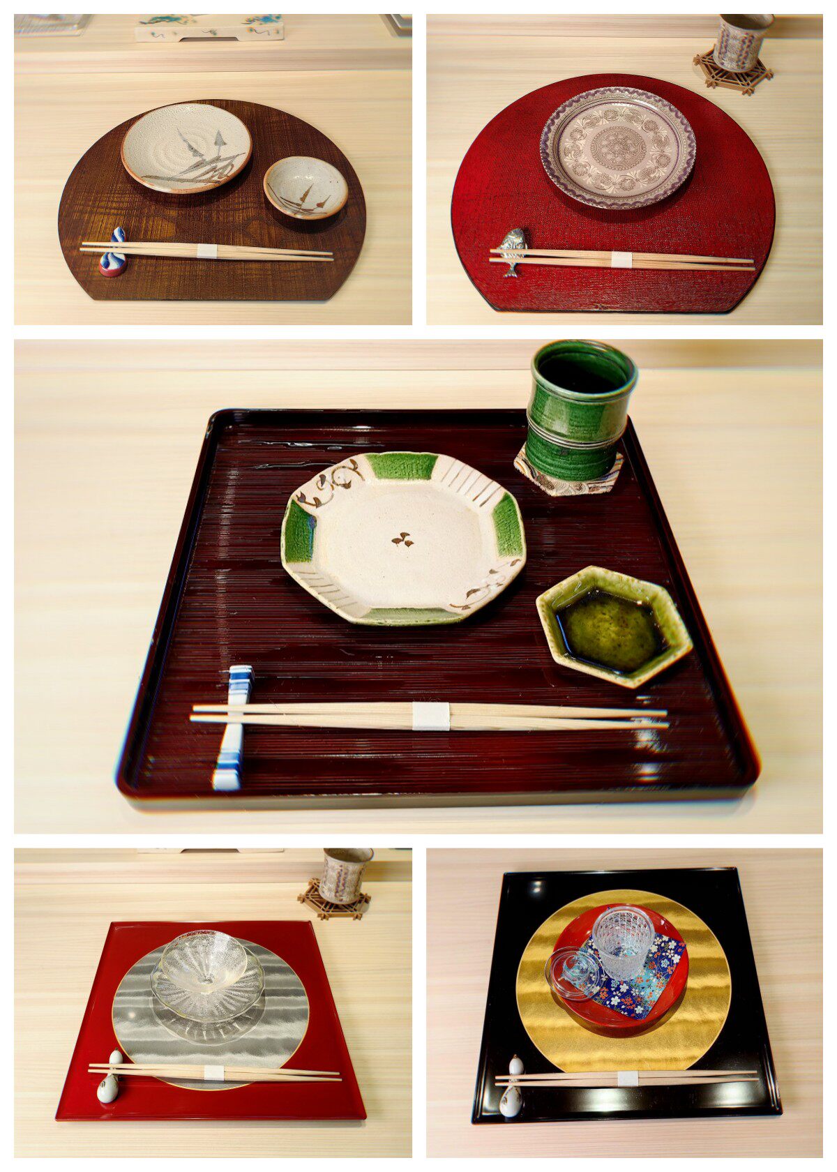 现货日本进口漆器餐垫怀石板前垫板omakase料理餐具日料正方托盘