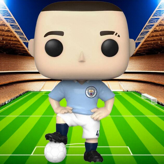 FunkoPOP足球曼城英格兰菲尔福登英超欧冠世界杯搪胶潮玩手办
