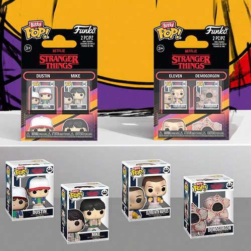 FUNKO POP 怪奇物语食人花手办玩具模型公仔玩偶双人圣诞盲盒